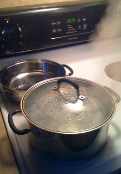 Boiling water in 8 minutes or less